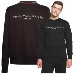 tommy hilfiger bluza meska EST 1985 bluza czarna