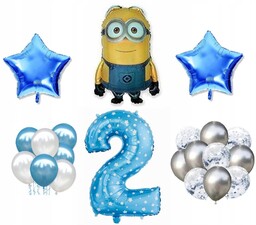Mini Zestaw Minionki 2 Urodziny Balony DAVE