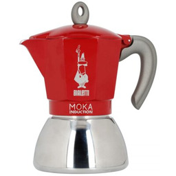 BIALETTI Kawiarka New Moka Induction 6 TZ Czerwony