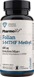 Pharmovit Folian 5-MTHF Methyl 600 g, 60 kapsułek