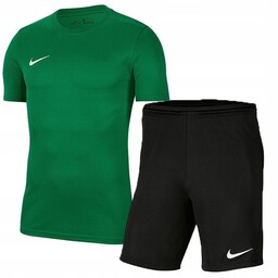 Nike komplet piłkarski Jr koszulka spodenki r. 140