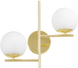 LAMPA ŚCIENNA KINKIET NOWOCZESNY KLASYCZNY ZŁOTY LEDO W2
