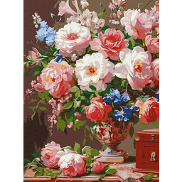 IDEYKA Paleta natury malowanie według liczb dla dorosłych,