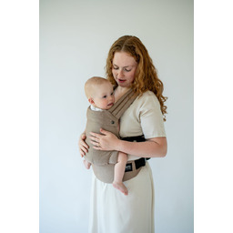 Nosidełko Qusy Mini 2.0 - Walnut Twill Bamboo-Regulowane