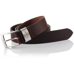 Skórzany pasek męski Pierre Cardin 70007 - Brązowy