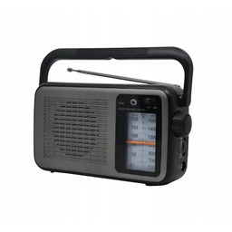 Radioodbiornik Radio przenośne bateryjne Manta MARDI919BK Fm minijack