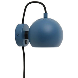 FRANDSEN - Ball Lampa Ścienna Matt Petroleum Blue