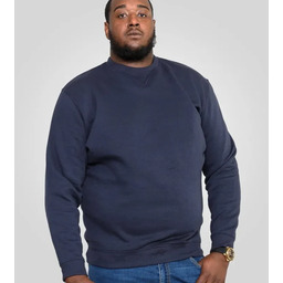 Duża Bluza Męska Granatowa SWEAT-D555