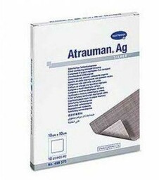 Atrauman AG Opatrunek jałowy siatkowy z maścią 10cm