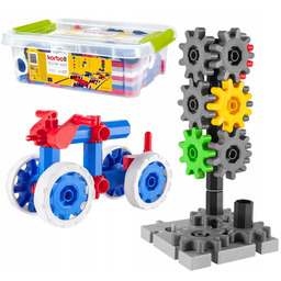 Klocki konstrukcyjne Korbo Edu Car 400 el. kreatywne