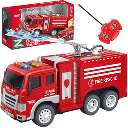 WOOPIE Zdalnie Sterowane Auto Wóz Strażacki RC Funkcja