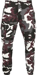 spodnie bojówki CAMO CARGO JOGGING PANTS 2.0 winecamo-30