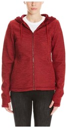 bluza BENCH - Bonded Short Velvet Jacket Cabernet