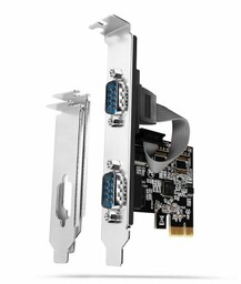 AXAGON PCEA-S2N Kontroler PCIe 2x port szeregowy RS232