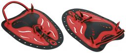 łapki do pływania aquafeel paddles red/black m