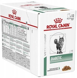 ROYAL CANIN Diabetic 12x85g saszetka dla kotów