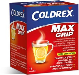 Coldrex Maxgrip Lek łagodzący objawy przeziębienia i grypy