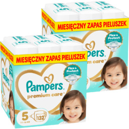 Zestaw Pampers Premium Care 5 (11-16 kg), pieluchy,