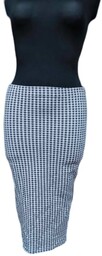 TOPSHOP Spódnica Długa Maxi Elegancka Wygodna Czarnobiała