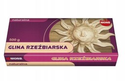 ND17_SZ-8662 Glina rzezbiarska naturalna 500g Mon