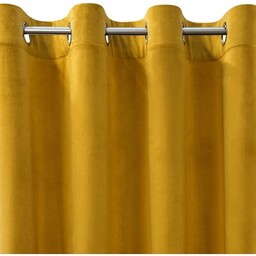 EUROFIRANY Zasłona Melanie 140 x 250 cm Musztardowy
