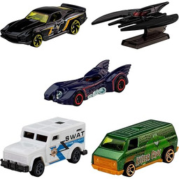 Hot Wheels 5-pak pojazdów Batmana