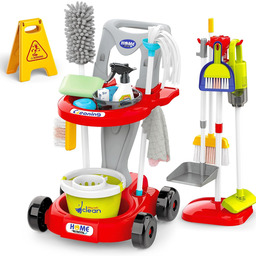 WOOPIE Zestaw do Sprzątania XXL Wózek 3w1 29