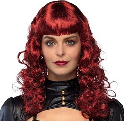 Boland 85716 - Peruka Lady Steampunk, czerwone, syntetyczne