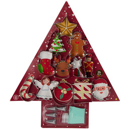 Wykrawacze do ciastek stalowe 17 el.