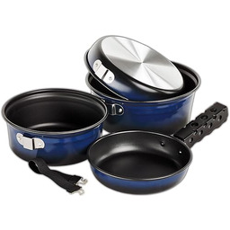 Black Crevice Kempingowy zestaw do gotowania, naczynia kempingowe