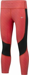 Mizuno spodnie damskie Impulse Printed Tight - pomarańczowe,