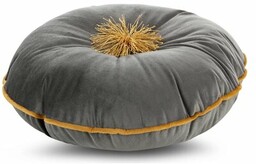 EUROFIRANY Poduszka Velvet 40 cm Stalowy