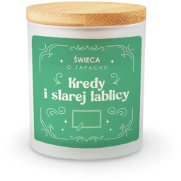 Świeca o zapachu kredy i starej tablicy -