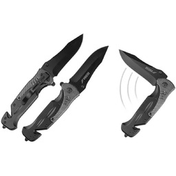DEDRA M9081 Nóż składany taktyczny EDC ratunkowy, przecinak