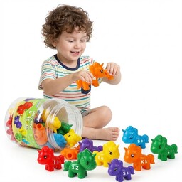 WOOPIE Figurki Montessori Zestaw Edukacyjny Jednorożce do Składania