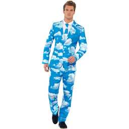 Sky High Suit Blue With Jacket Trousers &