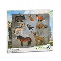 Collecta. Zestaw 8 leśnych zwierząt