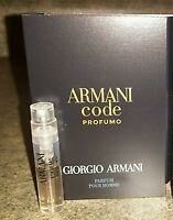 Giorgio Armani Code Profumo, Vzorka vone