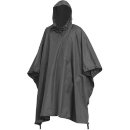 Poncho przeciwdeszczowe RipStop czarne - Mil-Tec