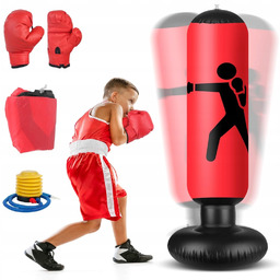Zestaw Bokserski Treningowy Dla Dzieci Worek Dmuchany 160CM