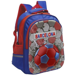 Plecak przedszkolny dla chłopca piłkarski duży FC Barcelona