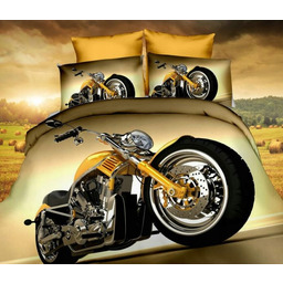 Pościel 3D Motor Harley 160X200 wzór zgodny