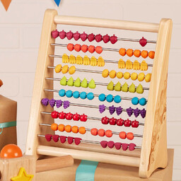 Drewniane liczydło sensoryczne z owocami Two-ty Fruity B.Toys