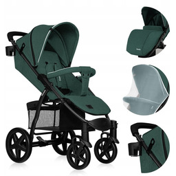 Wózek spacerowy Lionelo Lo-annet Plus Green Forest