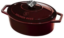 Berlinger Haus Garnel żeliwny z pokrywką Burgundy Line,