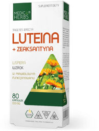 Medica Herbs Luteina + Zeaksantyna, 80 kapsułek