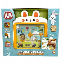 Elefun Magnetyczna Łamigłówka Magnetic Puzzle Gra Zręcznościowa 3+