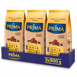Kawa ziarnista Prima Aroma Gold 3x 900g
