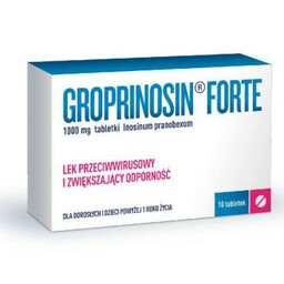 Groprinosin Forte tabl. 1 g ,10 tabl.