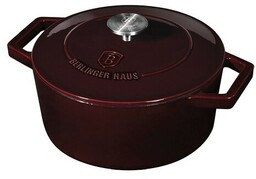 Berlinger Haus Garnel żeliwny z pokrywką Burgundy Line,